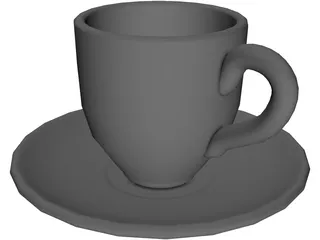 Cup Coffee 3D Model