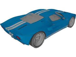 Ford GT40 3D Model