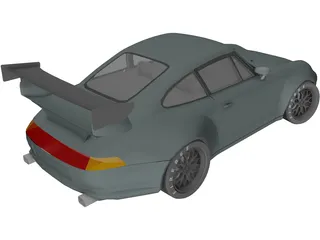 Porsche 911 993 GT2 (1993) 3D Model