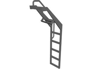 F-16 Crew Ladder 3D Model