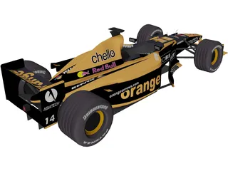 F1 Arrows 2001 3D Model
