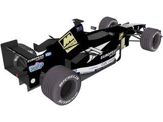 F1 Minardi 2001 3D Model