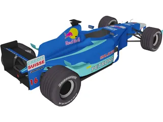 F1 Sauber 2001 3D Model