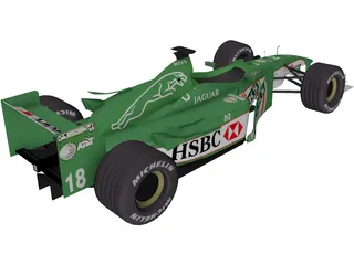 F1 Jaguar 3D Model