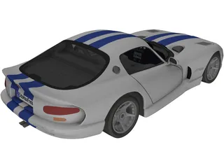 Dodge Viper GTS 3D Model