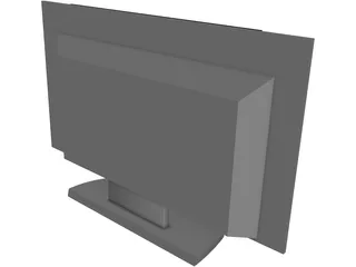 Panasonic Flat TV 3D Model