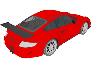 Porsche 911[997] GT3 RS 3D Model