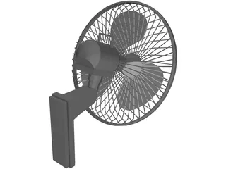 Wall Fan 3D Model