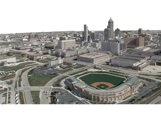 Indianapolis City 3D Model