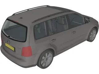 Volkswagen Touran (2003) 3D Model