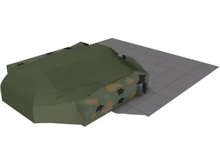 HAS - Hardened Aircraft Shelter 3D Model