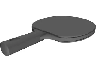 Ping Pong Paddle 3D Model