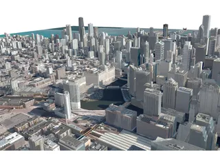 Chicago City 3D Model