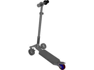 Scooter Skate 3D Model