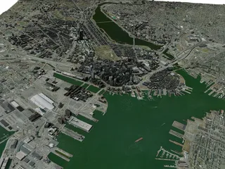 Boston City 3D Model