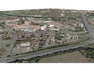 Toulouse City (France) [Part 1/4] 3D Model