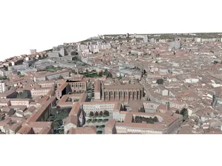 Toulouse City (France) [Part 2/4] 3D Model