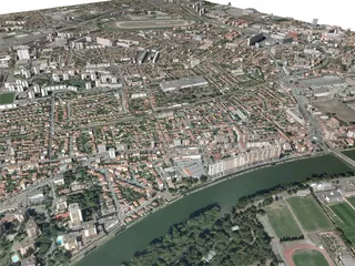 Toulouse City (France) [Part 3/4] 3D Model