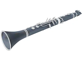 Clarinet 3D Model