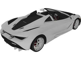 McLaren 720S Spider 3D Model
