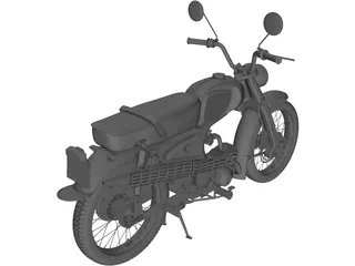 Honda Motorcycle 3D Model