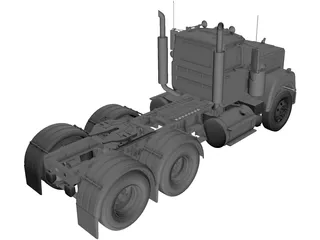 Mack Superliner 3D Model