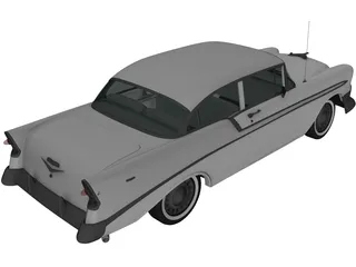 Chevrolet Bel Air 2-door Hardtop (1956) 3D Model