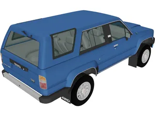 Toyota 4Runner (1986) 3D Model