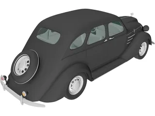 Toyota AA (1940) 3D Model