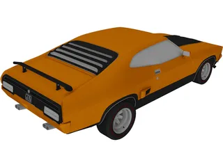 Ford Falcon Coupe GT351 (1973) 3D Model