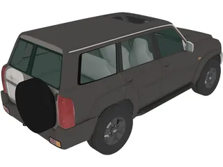 Nissan Patrol (2004) 3D Model