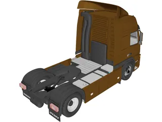 Volvo FM 4x2 (2010) 3D Model