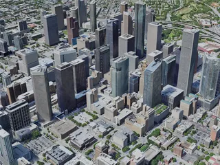 Houston City, TX, USA (2023) 3D Model