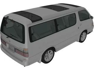 Toyota Hiace (1999) 3D Model