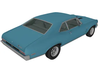 Chevrolet Nova SS (1970) 3D Model