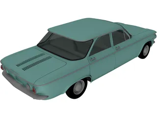 Chevrolet Corvair Sedan (1960) 3D Model