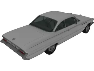 Buick LeSabre 2-door Hardtop (1961) 3D Model