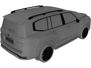 Toyota Land Cruiser 300 (2022) 3D Model