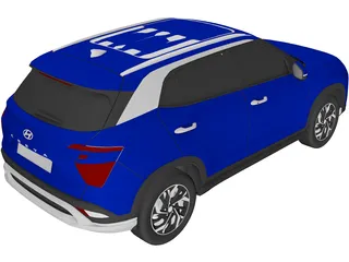 Hyundai Creta (2022) 3D Model