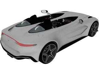 Aston Martin V12 Speedster (2021) 3D Model