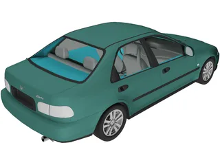 Honda Civic EG Sedan (1993) 3D Model