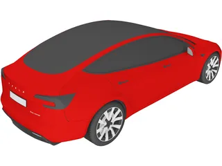 Tesla Model 3 (2024) 3D Model