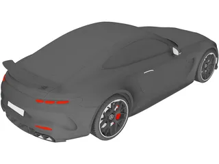 Mercedes-AMG GT Coupe (2024) 3D Model