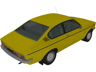 Holden Gemini TX Coupe SL (1977) 3D Model