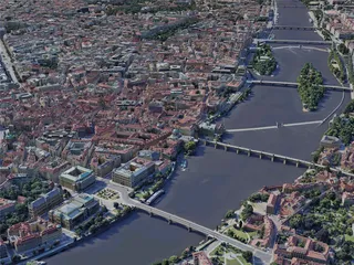 Prague City, Czechia (2023) 3D Model