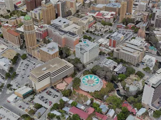 San Antonio City, USA (2023) 3D Model