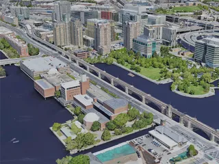 Boston City, USA (2023) 3D Model