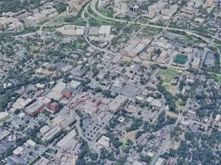 Charlotte City, USA (2023) 3D Model