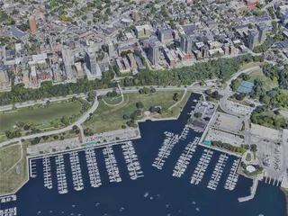 Milwaukee City, USA (2022) 3D Model