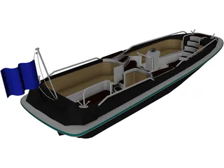 Speed Boat 3D Model